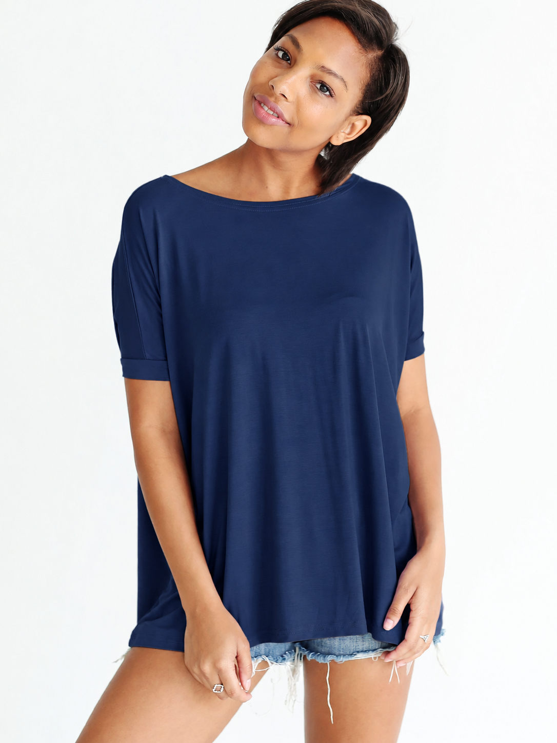 Light Purple Short Sleeve Top