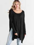 Midnight Teal Dlmn Oversized Tee