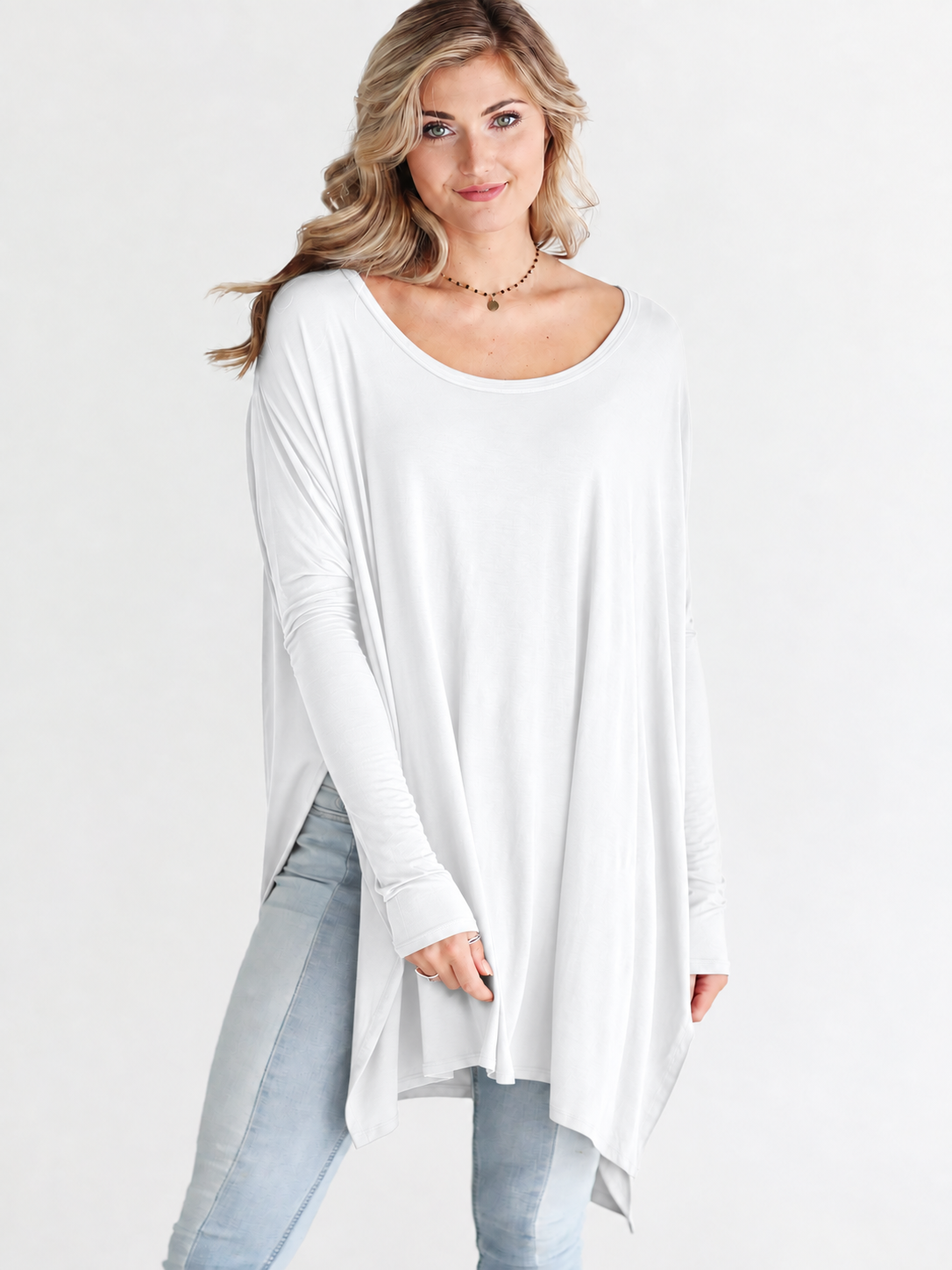 Midnight Teal Dlmn Oversized Tee