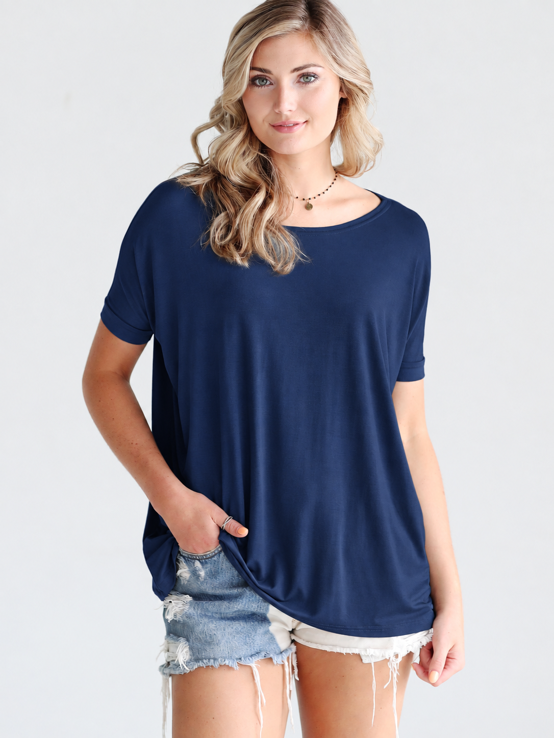 Light Olive Short Sleeve Top