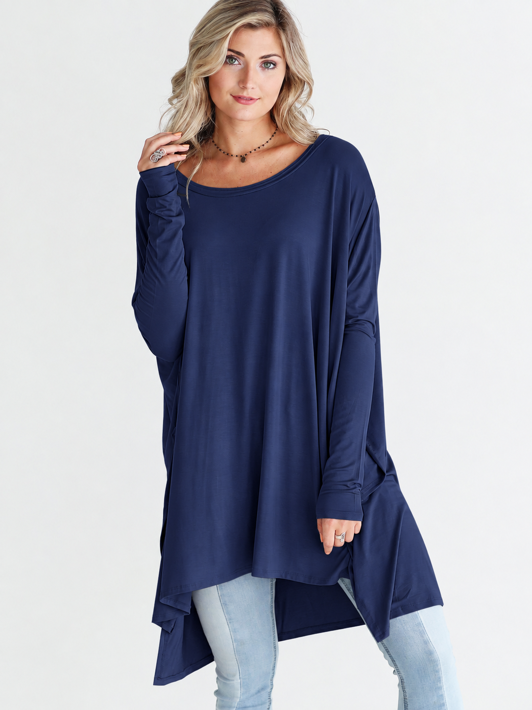 Mauve Dlmn Oversized Tee