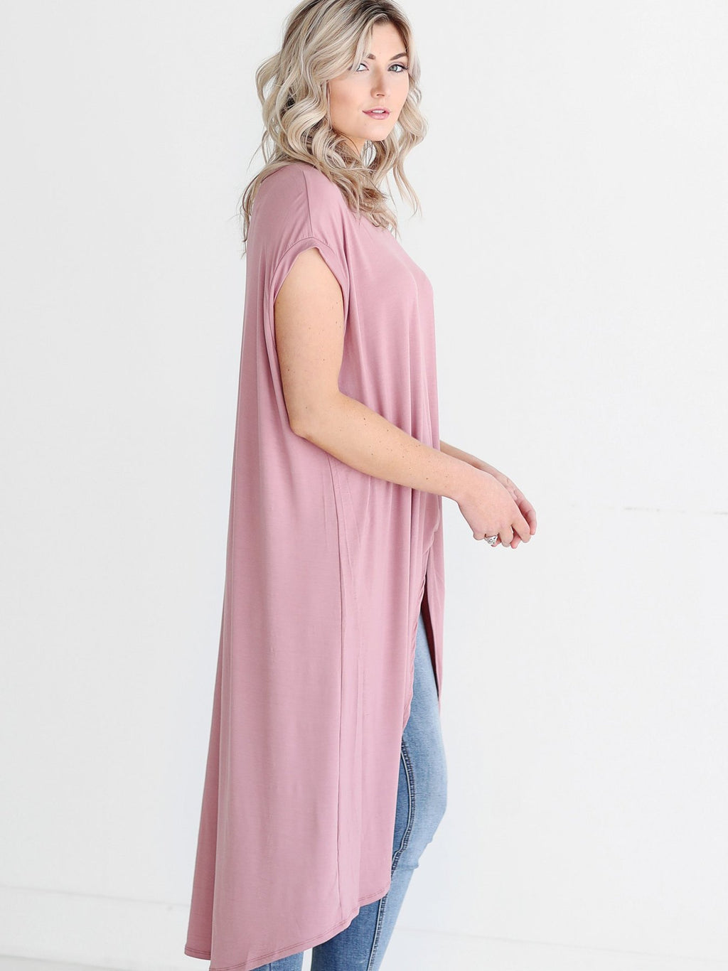 Rosewood Dlmn Knotted High-low Top