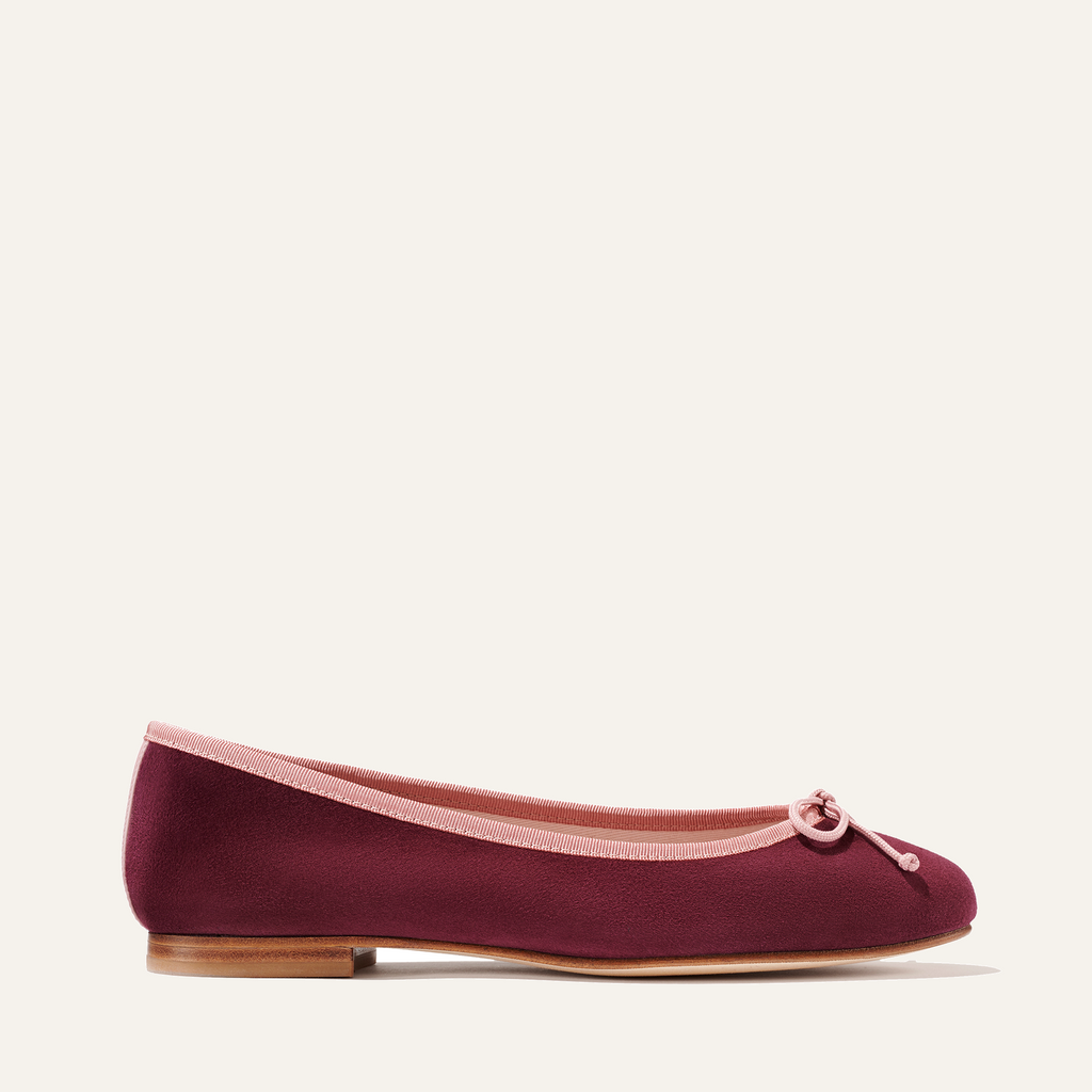 Demi-The Demi in Burgundy Suede