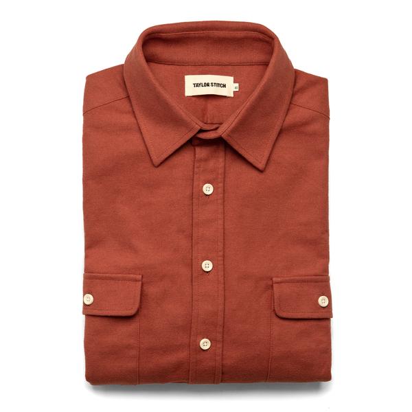 The Yosemite Shirt in Dusty Red