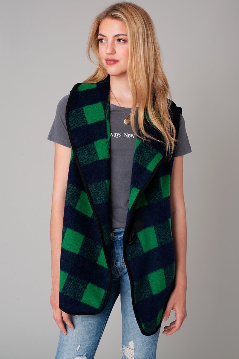 Buffalo Checker Vest
