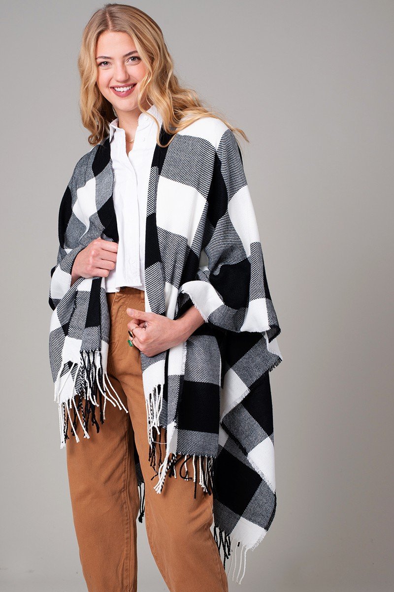 Buffalo Plaid Kimono