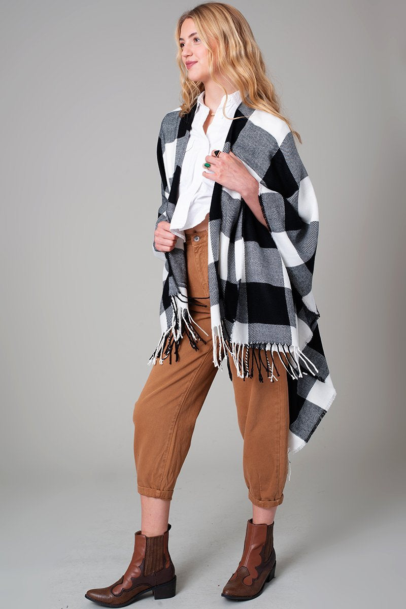 Buffalo Plaid Kimono