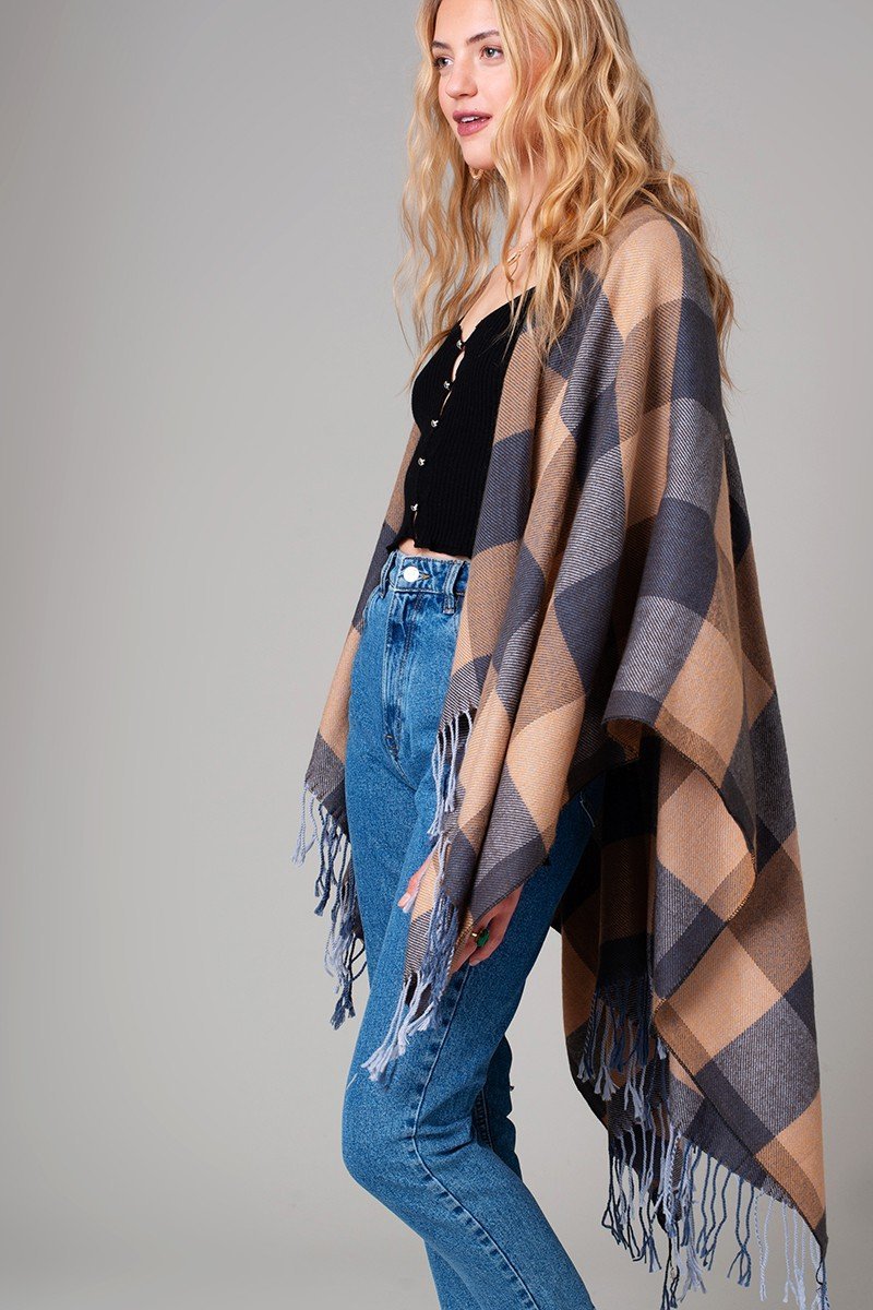 Buffalo Plaid Kimono