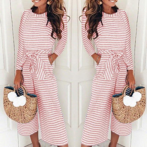 Autumn Winter Long Sleeve Women Jumpsuits Casual Wide Leg Pants Sexy