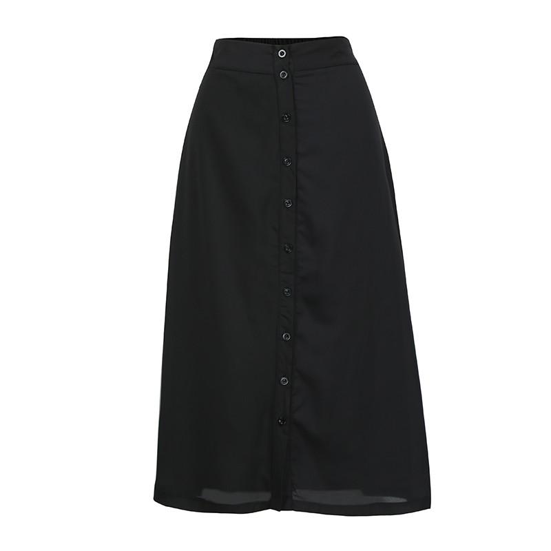 High Waist Midi Skirt
